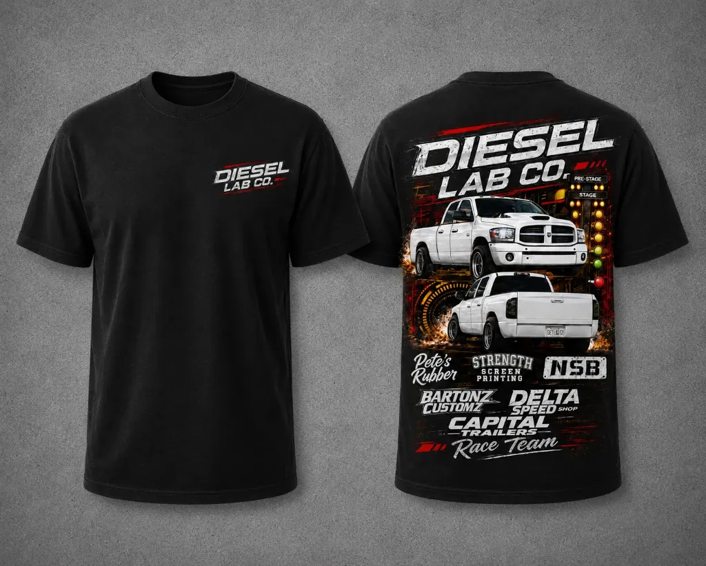 [TS-SPO] Diesel Lab Co Sponsors T-Shirt (Small)