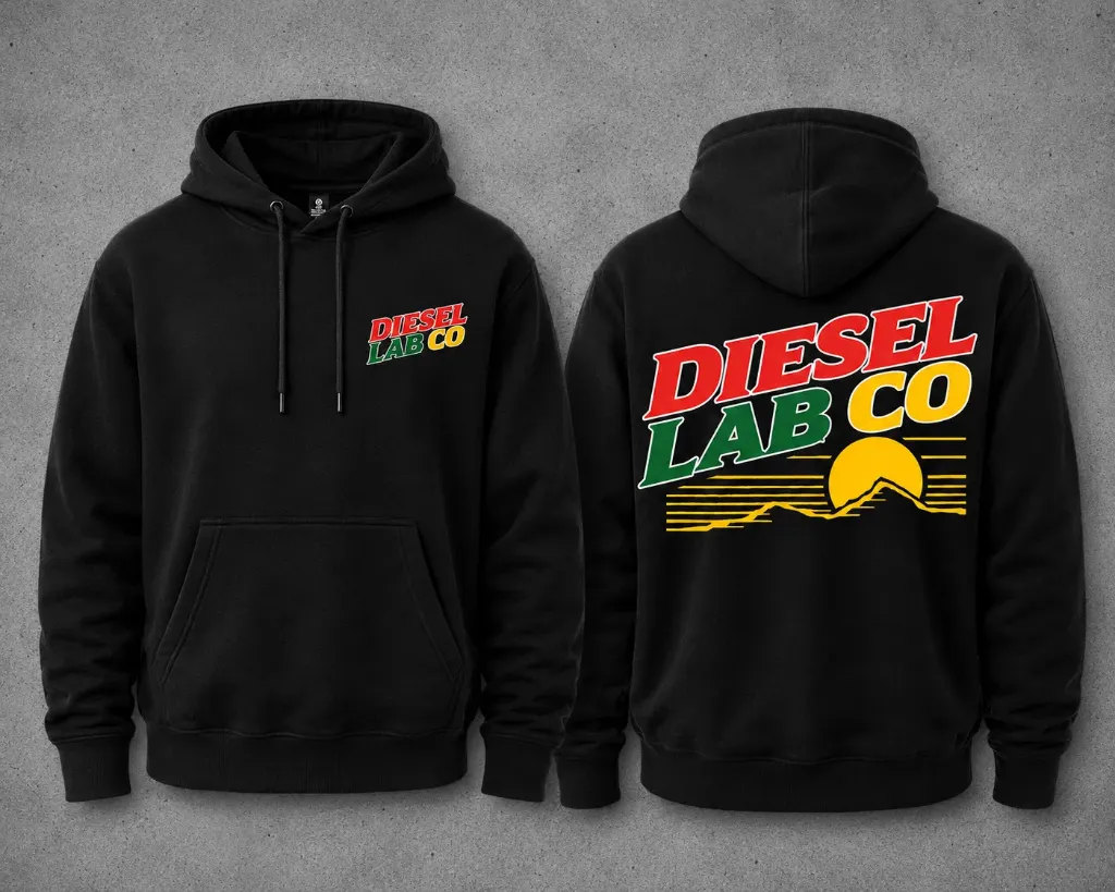 [HS-MY] Diesel Lab Co Mellow Yellow Hoodie (Small)